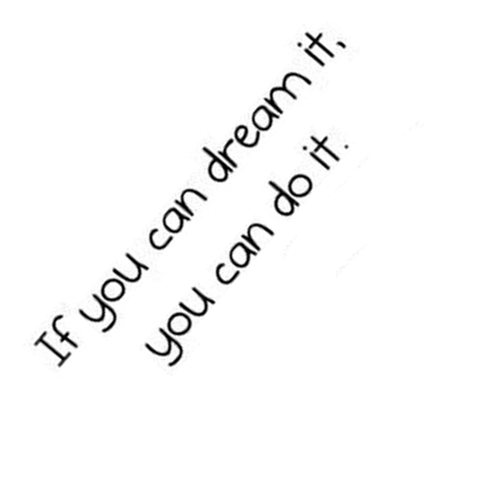 If You can Dream It Sticker Living Room Bedroom Backdrop Wall Decorative Decal view 5