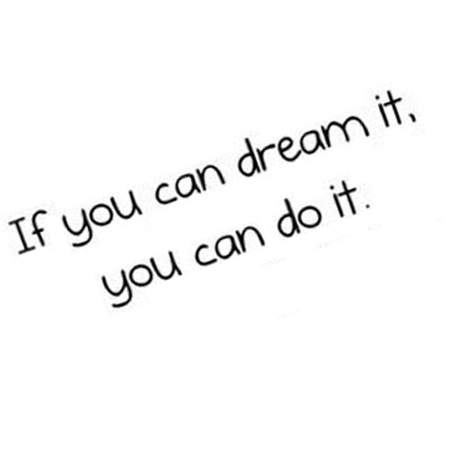 If You can Dream It Sticker Living Room Bedroom Backdrop Wall Decorative Decal view 6