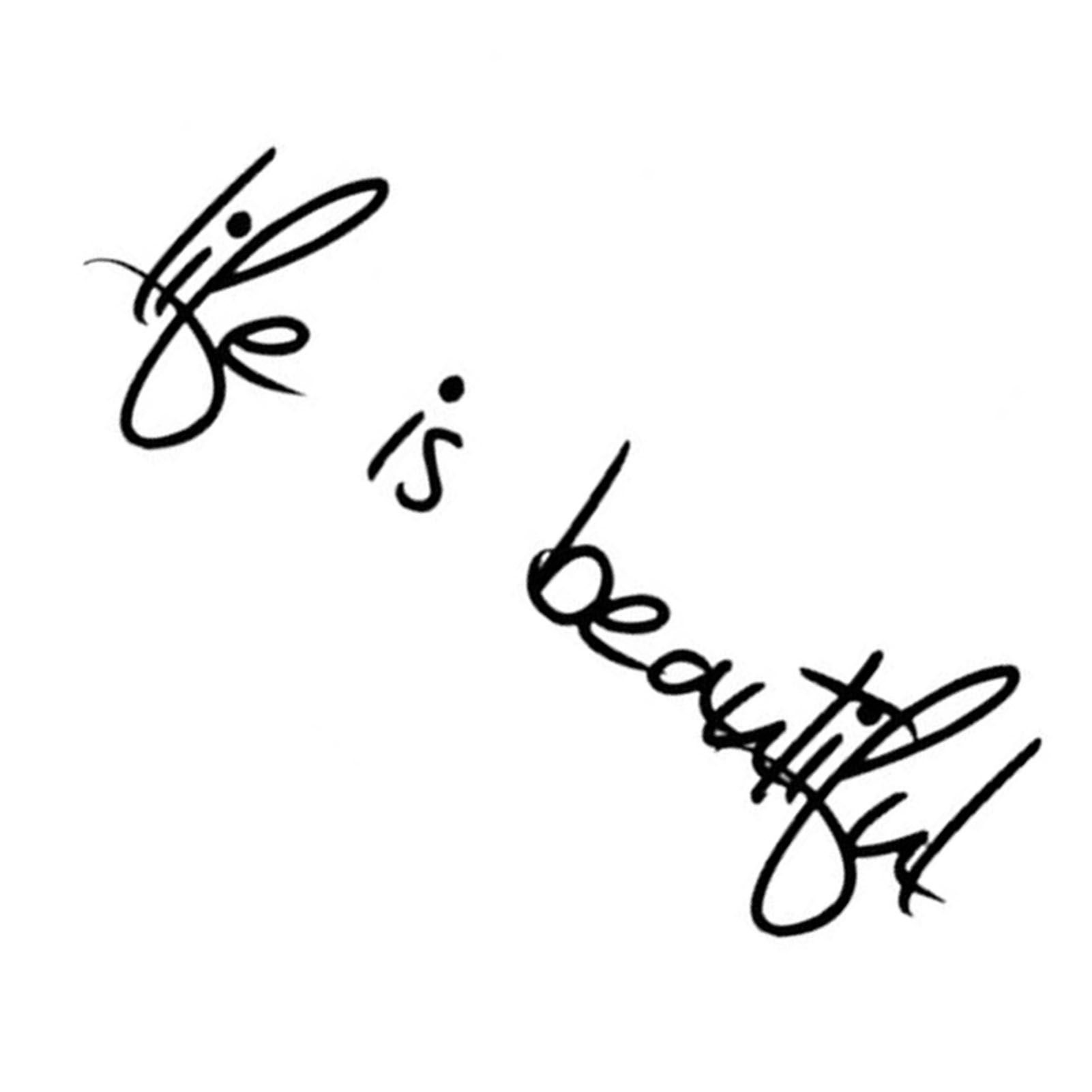 Life is Beautiful Quote Wall Sticker Removable Decal for Living Room Home Art view 4