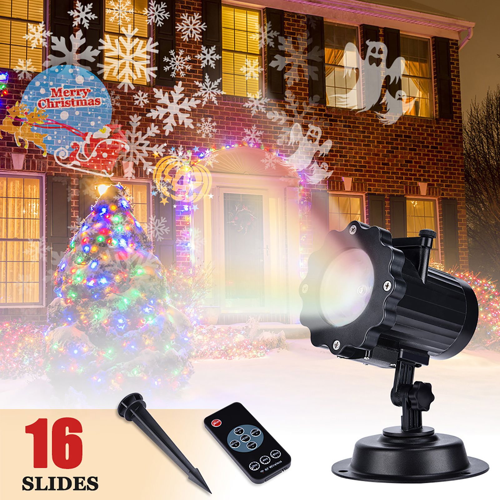 LED Projector Light , Outdoor Indoor Xmas Decorative Lights, Rotating view 9