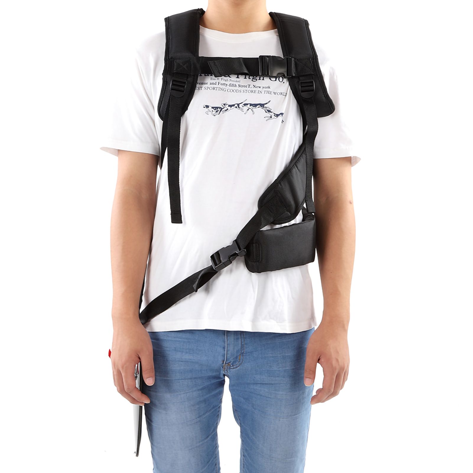 Universal Trimmer Double Shoulder Strap Mower Polyester M Shaped Belt for view 6