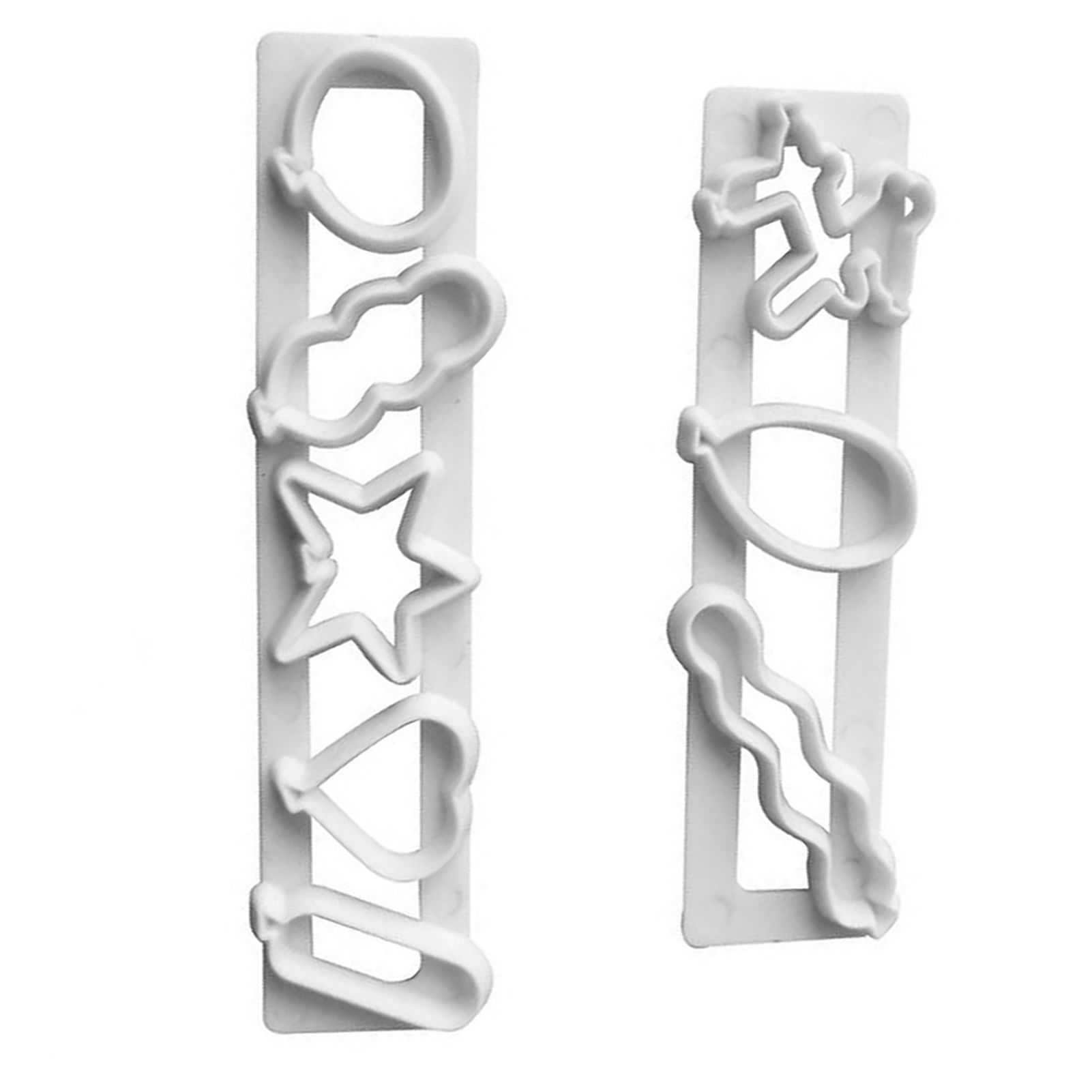 2pcs/ Set Food Grade Plastic Fondant Cake Mould Dessert Mold Kitchen Tool