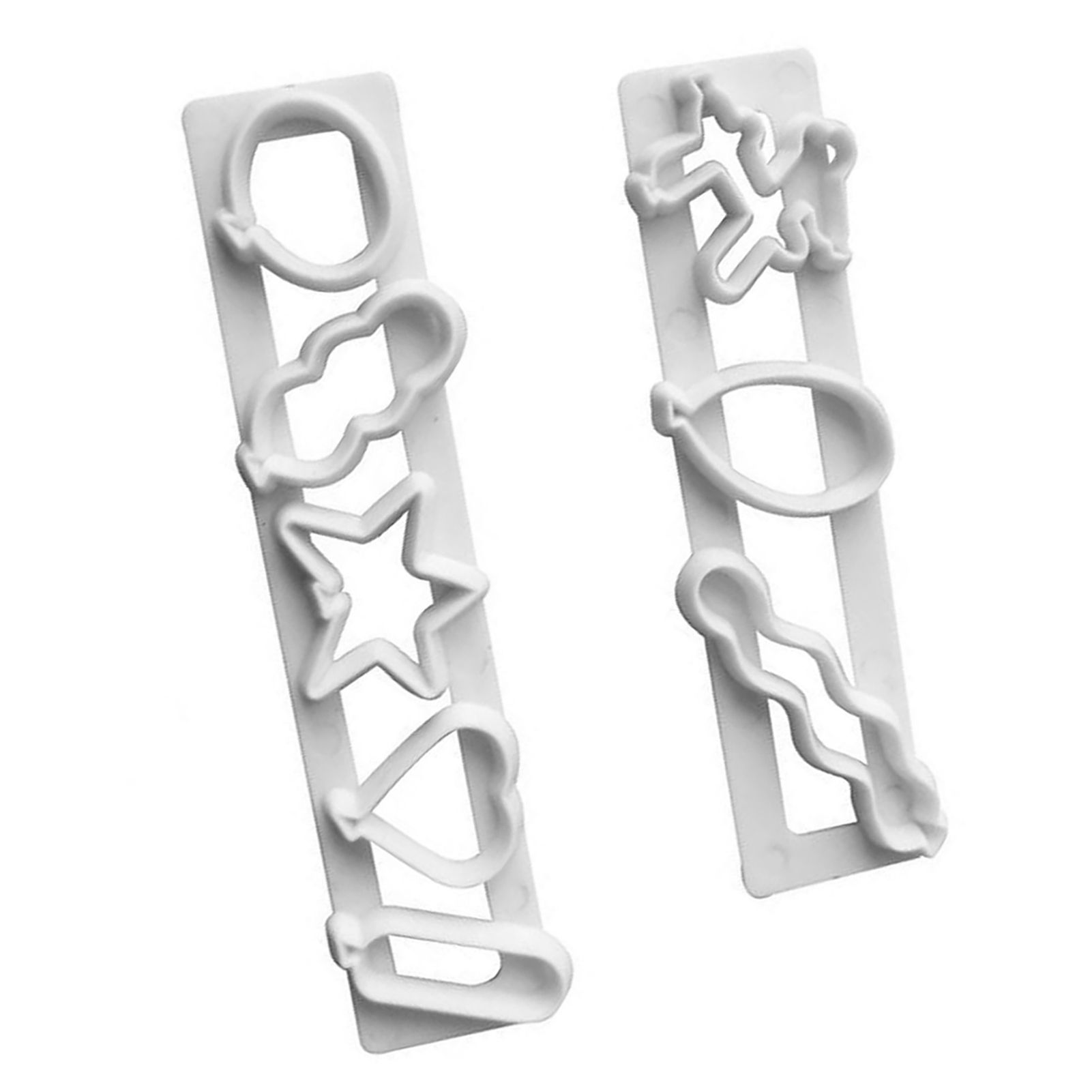 2pcs/ Set Food Grade Plastic Fondant Cake Mould Dessert Mold Kitchen Tool view 3