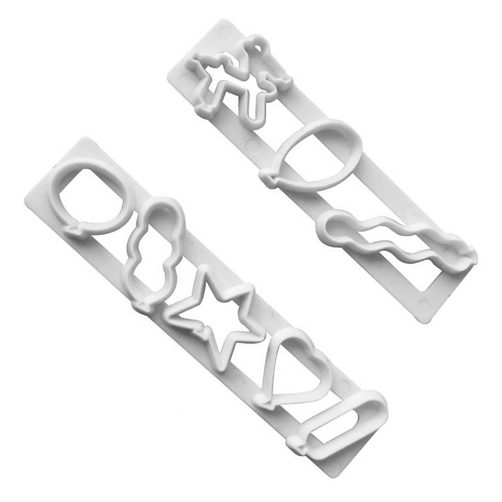 2pcs/ Set Food Grade Plastic Fondant Cake Mould Dessert Mold Kitchen Tool view 4