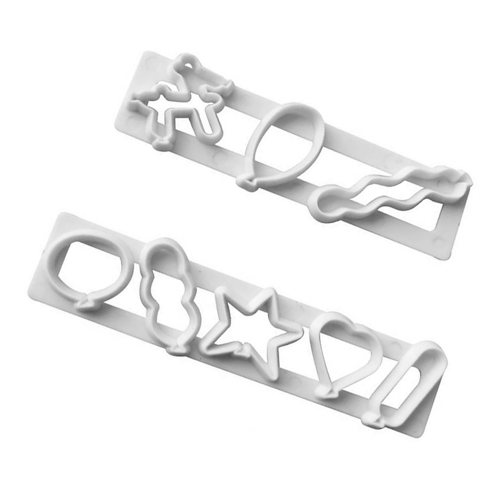 2pcs/ Set Food Grade Plastic Fondant Cake Mould Dessert Mold Kitchen Tool view 5