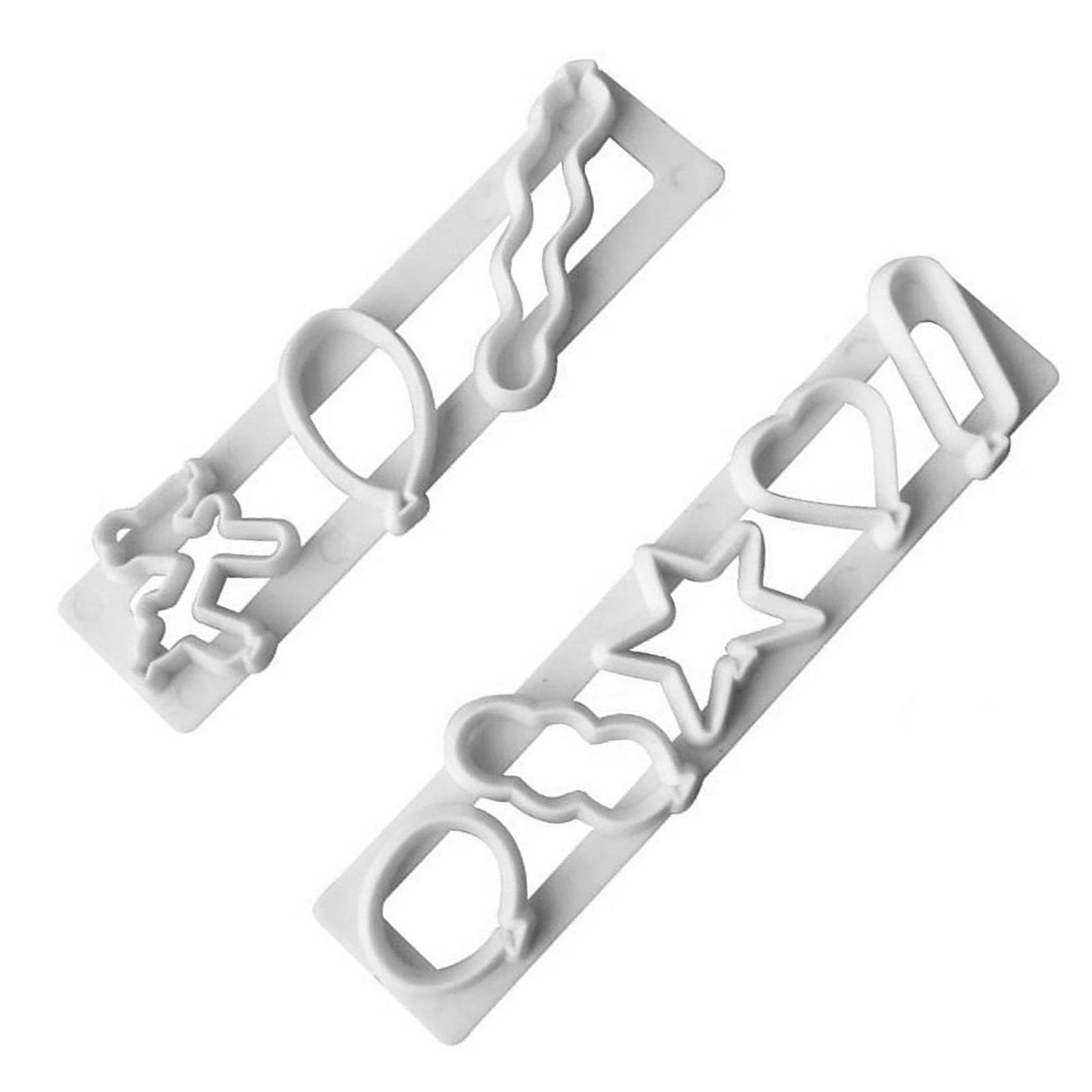 2pcs/ Set Food Grade Plastic Fondant Cake Mould Dessert Mold Kitchen Tool view 6