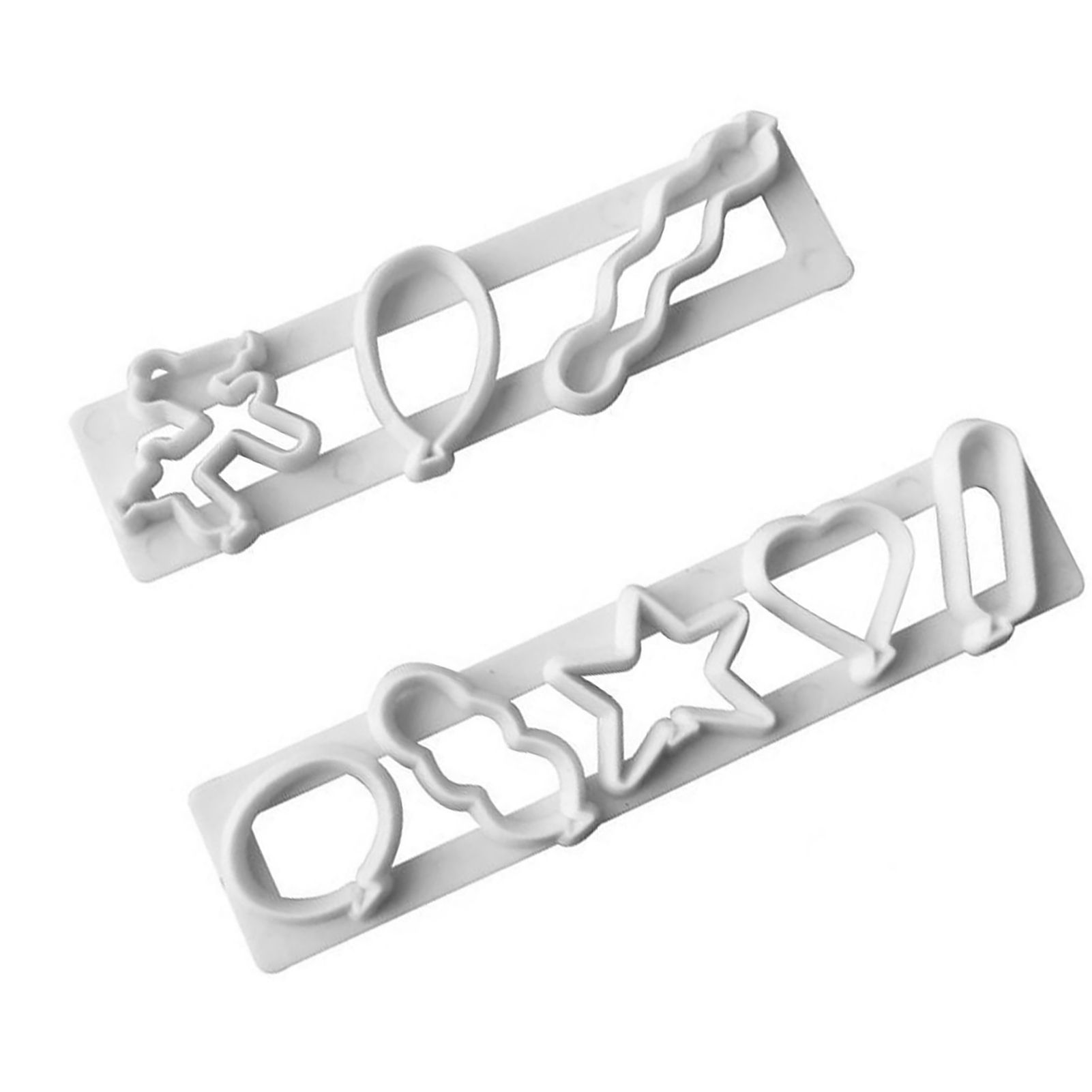 2pcs/ Set Food Grade Plastic Fondant Cake Mould Dessert Mold Kitchen Tool view 8