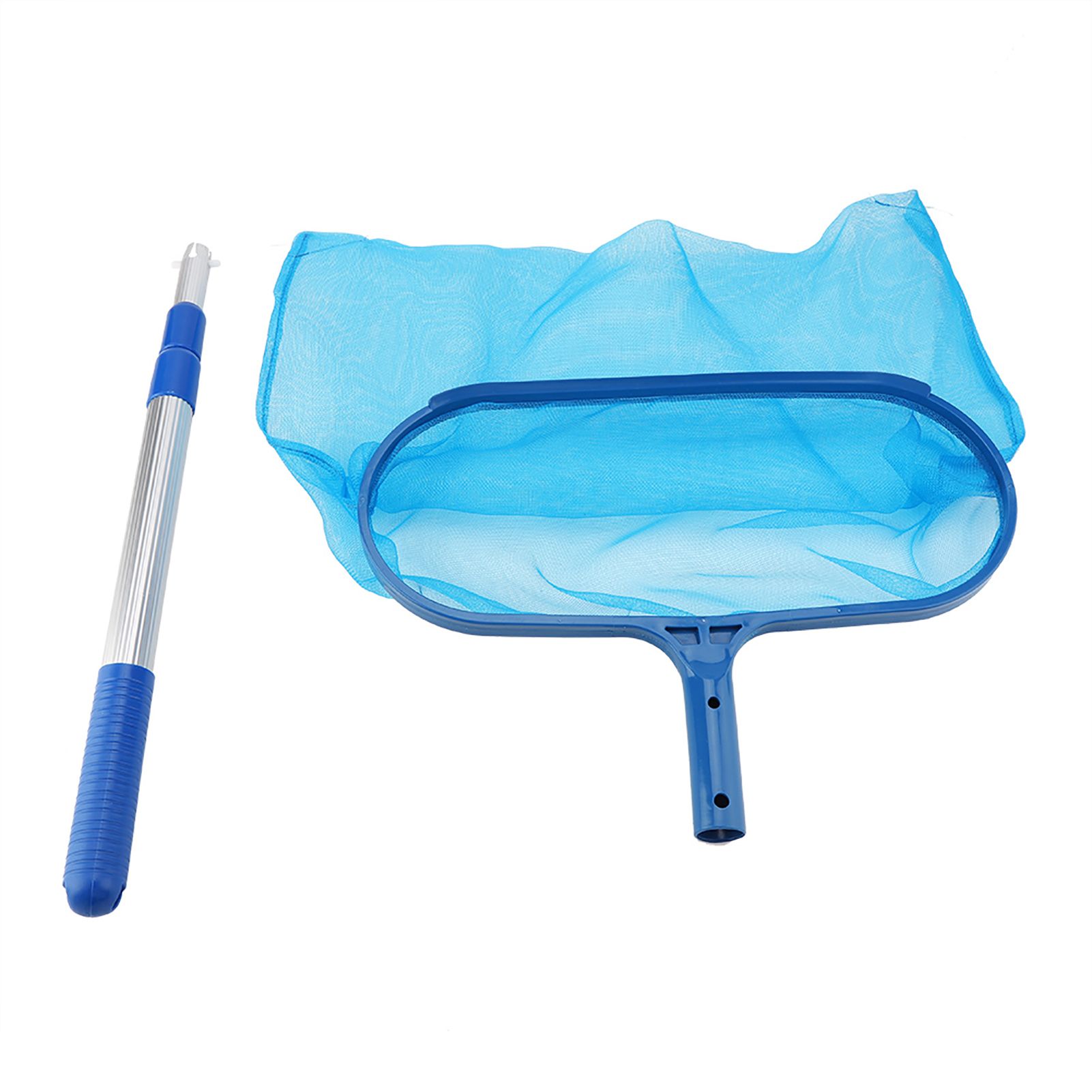Swimming Pool Leaf Skimmer Mesh Net with Telescopic Pole Pond Tub Effective view 2