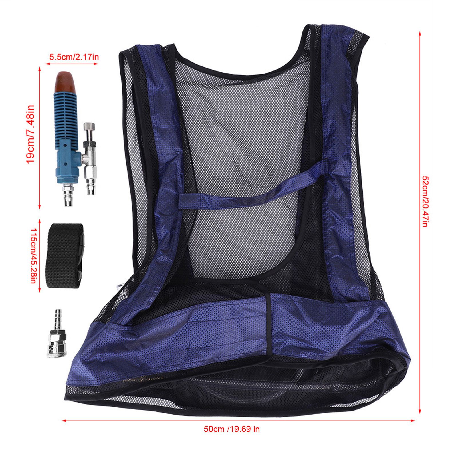 Welding Steel Air Compressed Cooling Vest Eddy Tube Air Conditioner Waistcoat view 9