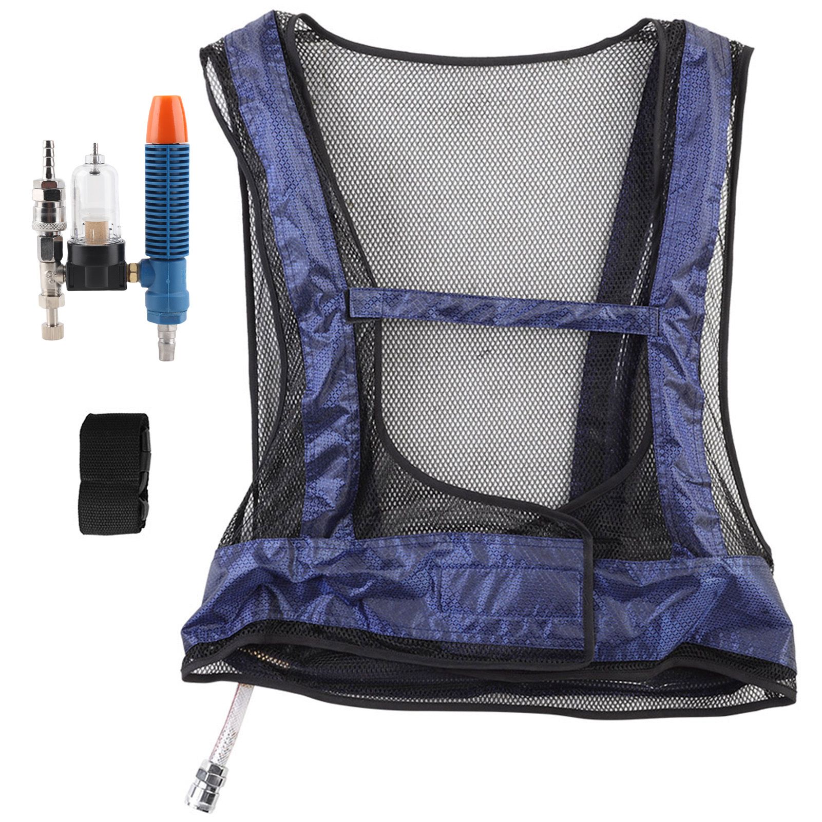 Welding Steel Air Compressed Cooling Vest Air Conditioner Waistcoat view 2