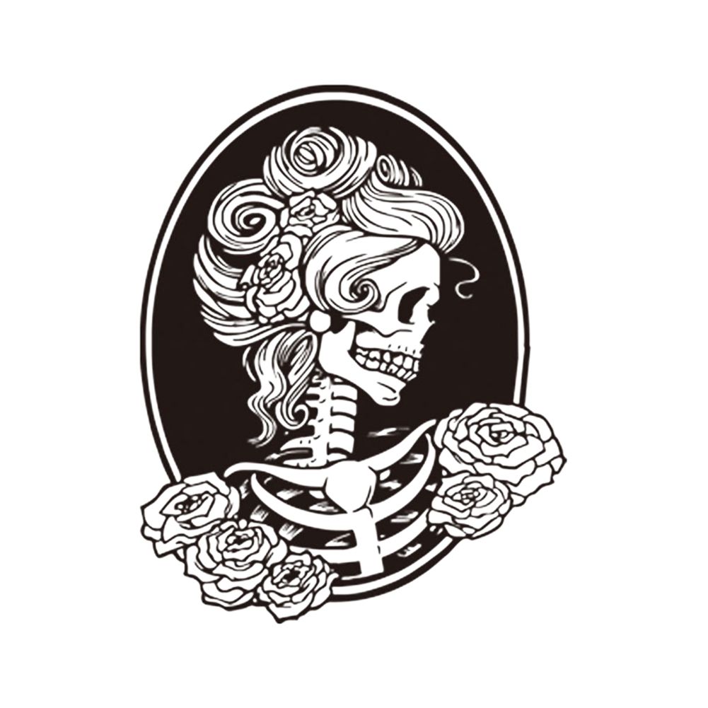 Skeleton Pattern Wall Sticker for Living Room Backdrop Wall Bedroom view 2