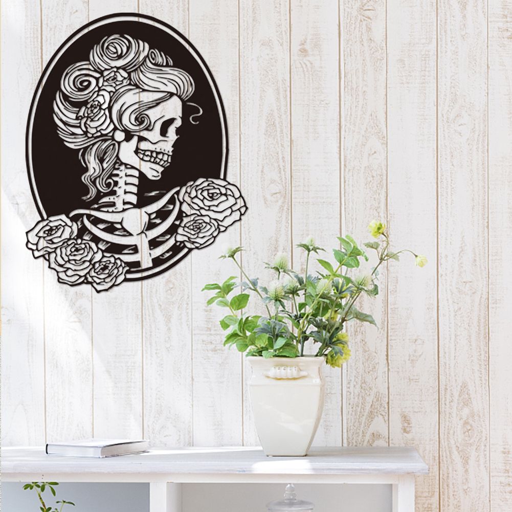 Skeleton Pattern Wall Sticker for Living Room Backdrop Wall Bedroom view 5