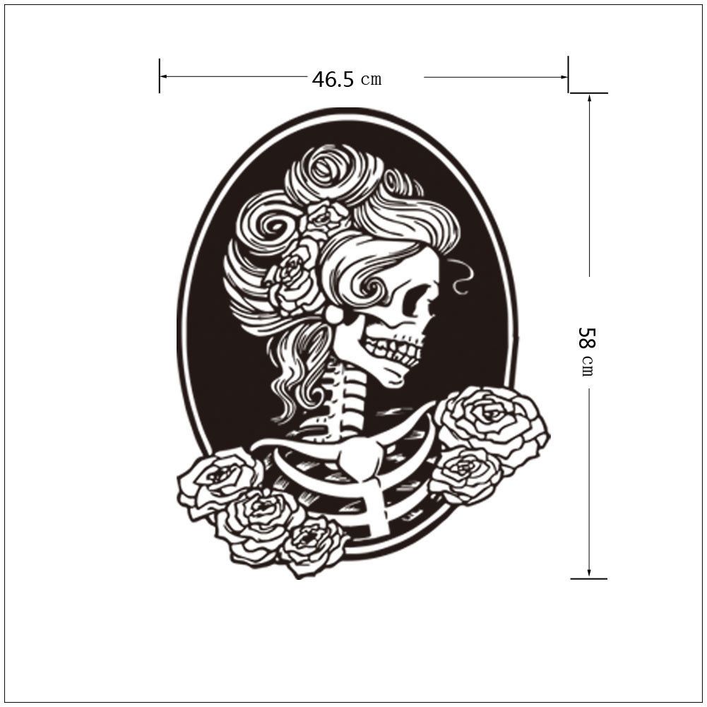Skeleton Pattern Wall Sticker for Living Room Backdrop Wall Bedroom view 7