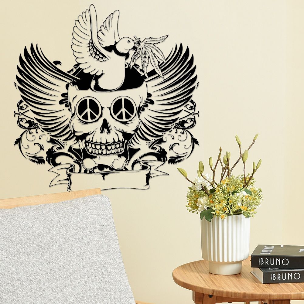 Skeleton Pattern Wall Sticker for Living Room Backdrop Wall Bedroom view 4