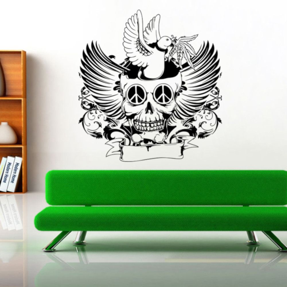 Skeleton Pattern Wall Sticker for Living Room Backdrop Wall Bedroom view 6