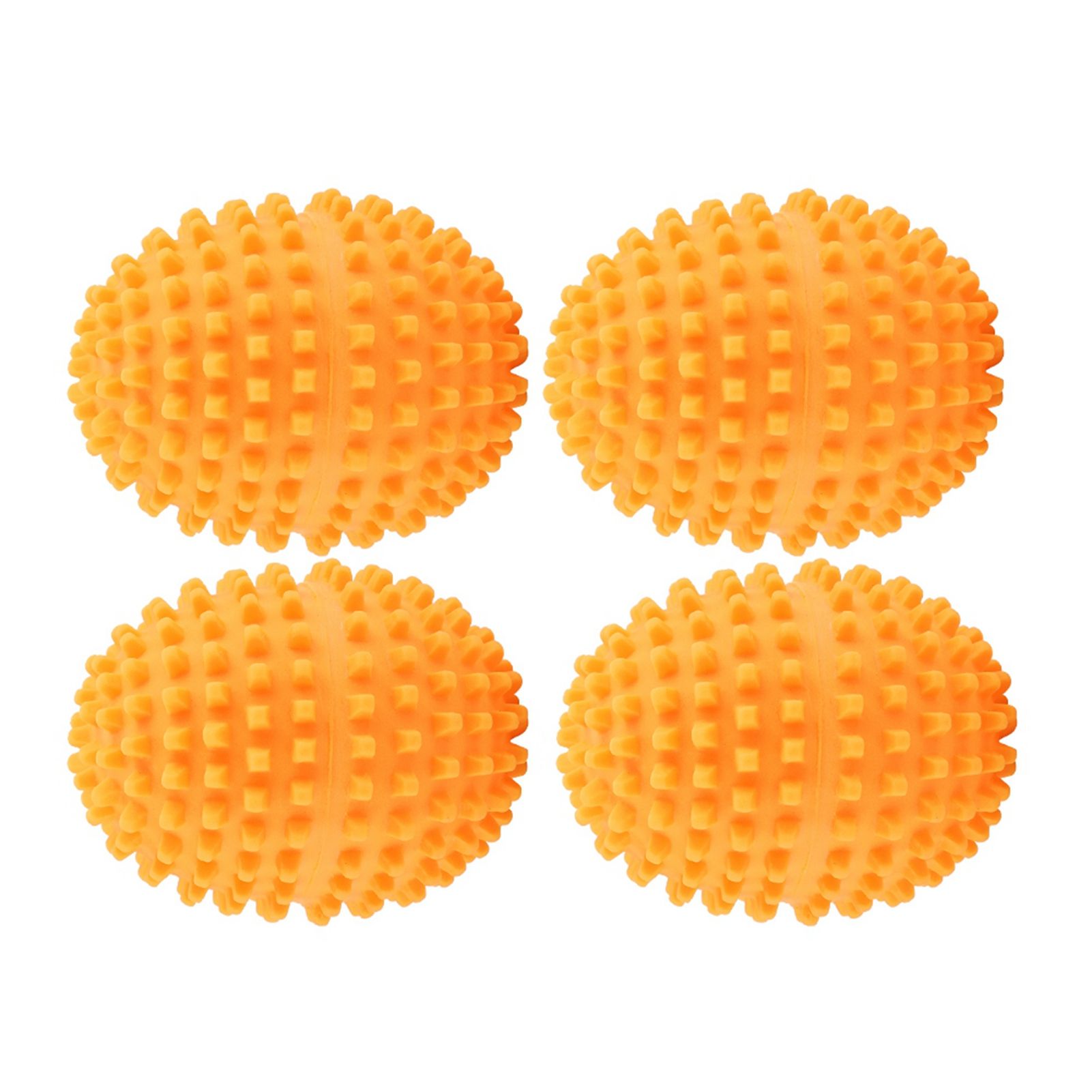 4Pcs/Set Orange Reusable Dryer Balls Dryer Ball for Home Clothes Dry view 2