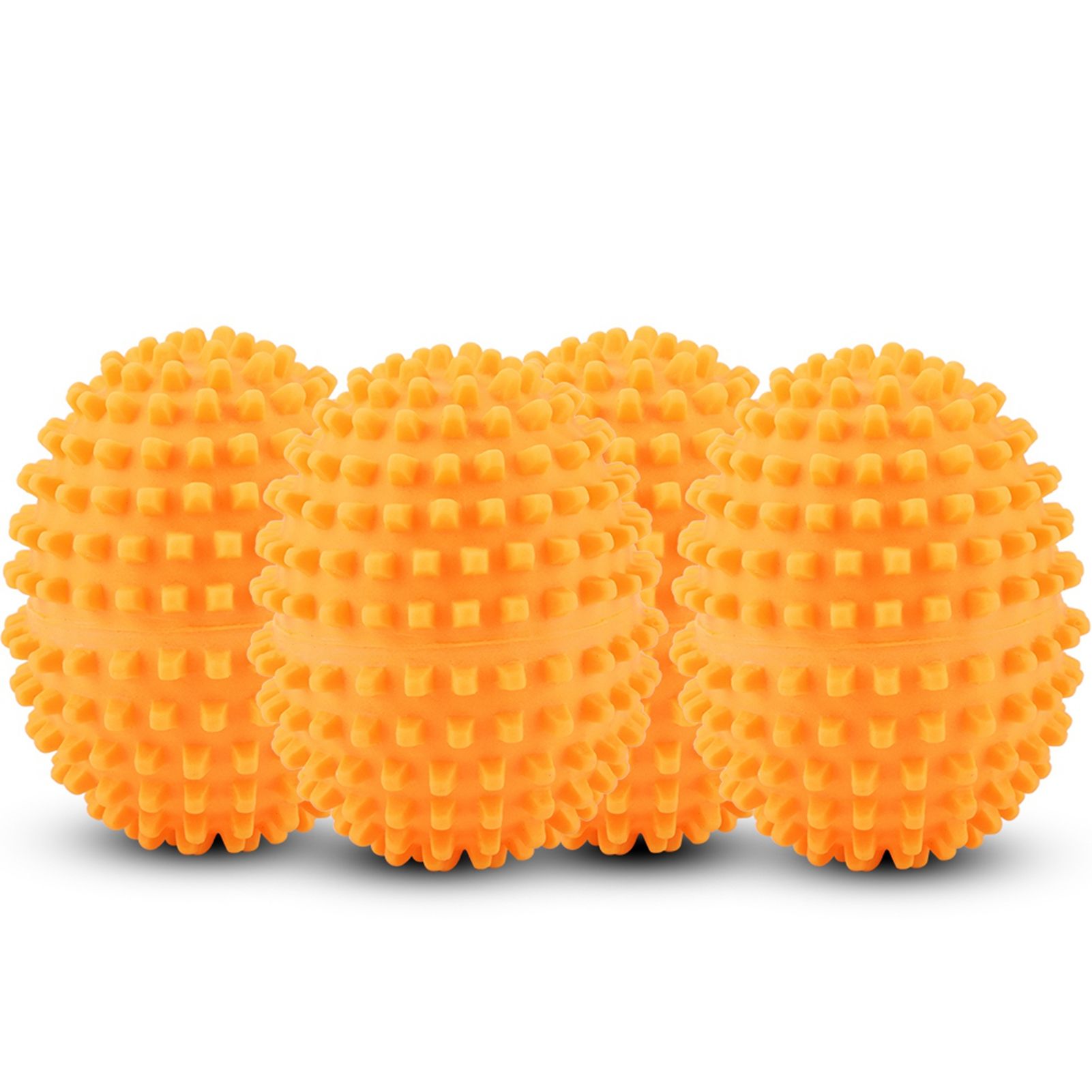 4Pcs/Set Orange Reusable Dryer Balls Dryer Ball for Home Clothes Dry view 3