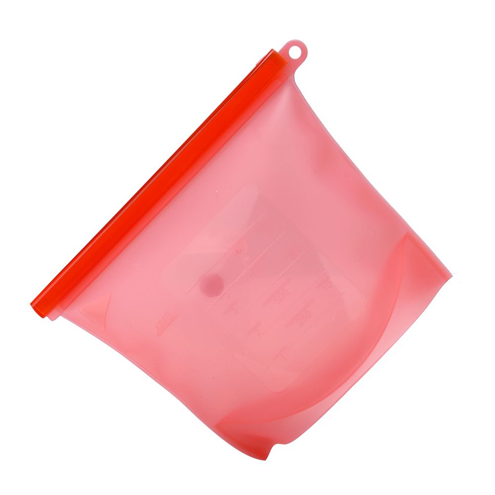 1500ml Reusable Seal Silicone Food Storage Container Fruit Meat Milk view 4