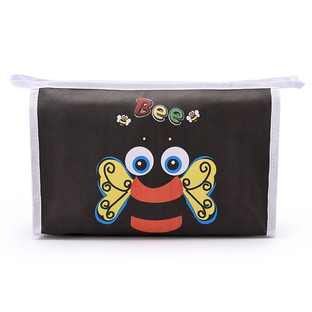 Portable Reusable Durable Storage Makeup Cosmetic Bag for Girls Woman(Black) view 2