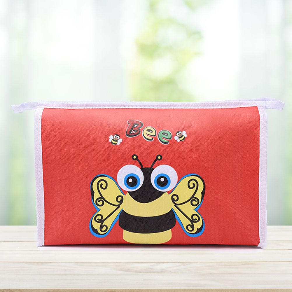 Portable Reusable Durable Storage Makeup Cosmetic Bag for Girls Woman(Red) — image 1