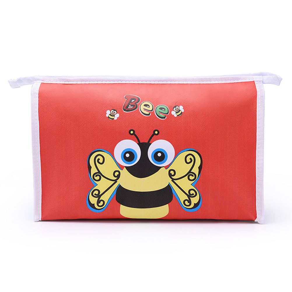 Portable Reusable Durable Storage Makeup Cosmetic Bag for Girls Woman(Red) view 2