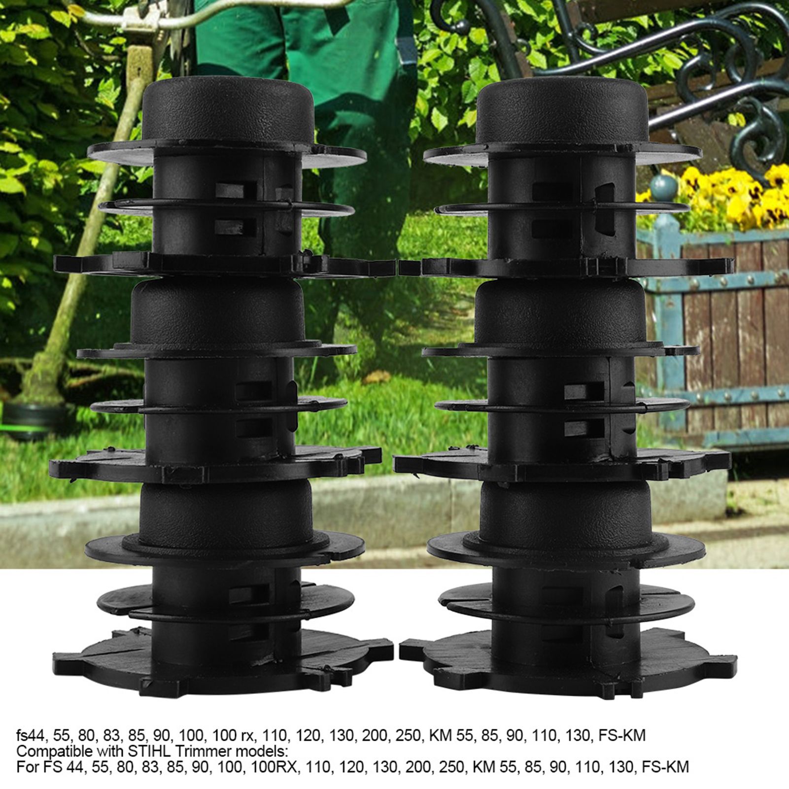 6 Spool String Trimmer Bump Head Cap Cover for 25‑2 FS44 FS55 FS80 view 3