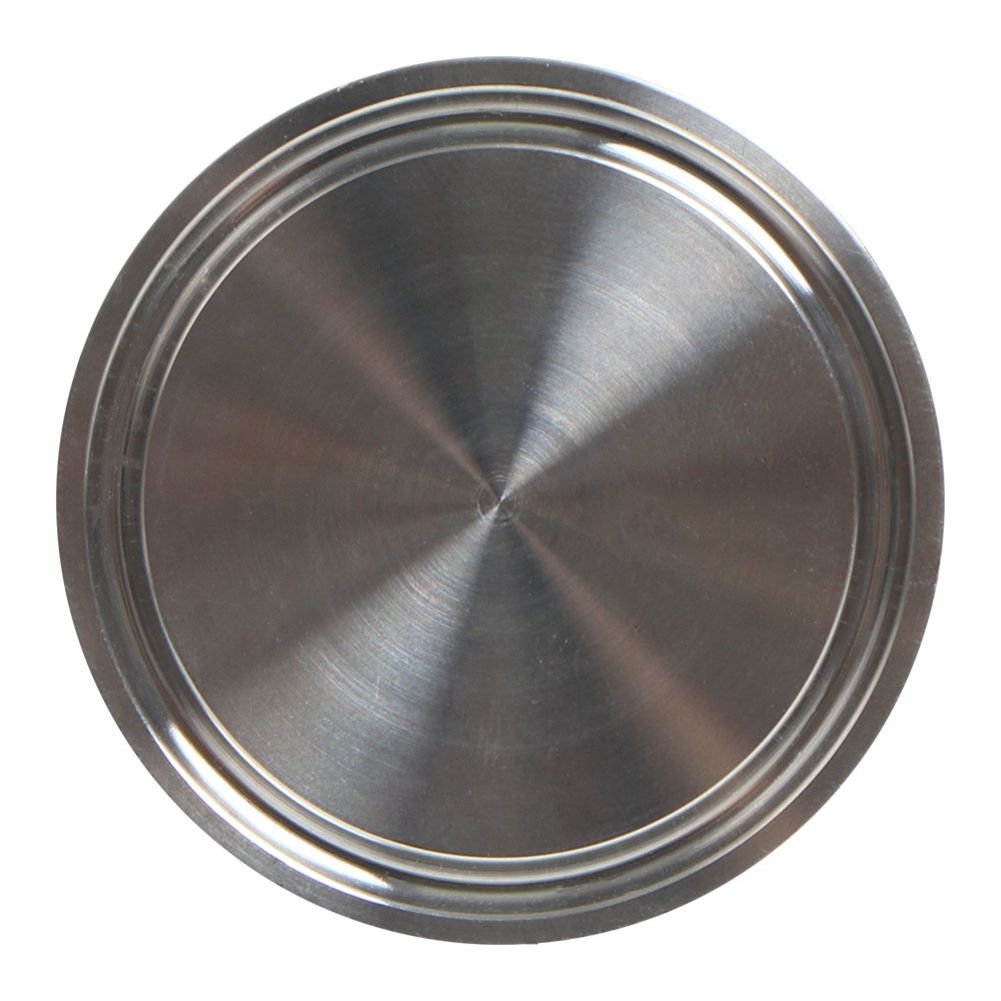 Stainless Steel Blind Flange Quick Flange Fittings Sanitary End Cap(4.17in) view 2
