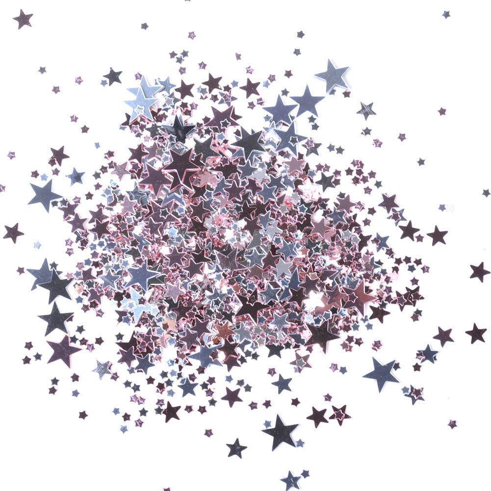 Mixed Color Pentagram Sequins Christmas Decorations Table Confetti DIY view 2