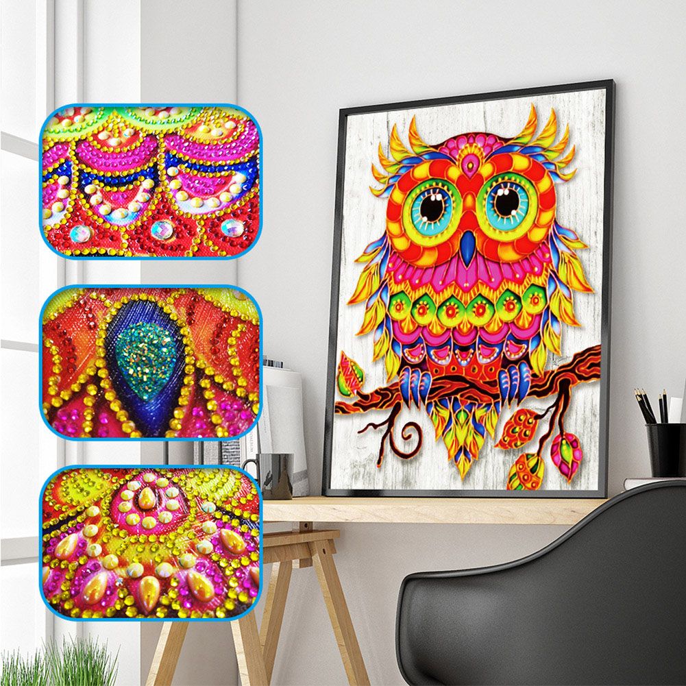 Children Handmade DIY Stereo Feeling Rhinestone Diamond Drawing Painting Craft
