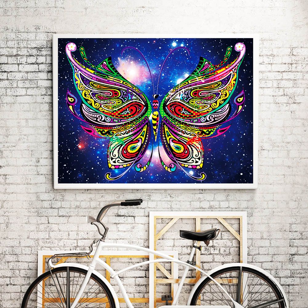 Children Handmade DIY Stereo Feeling Rhinestone Diamond Drawing Painting Craft