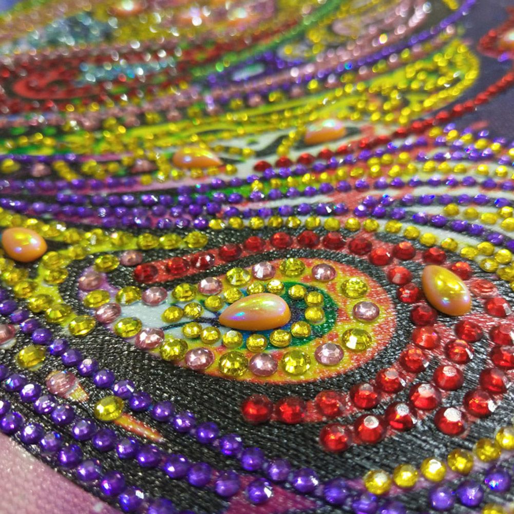 Children Handmade DIY Stereo Feeling Rhinestone Diamond Drawing Painting Craft view 9