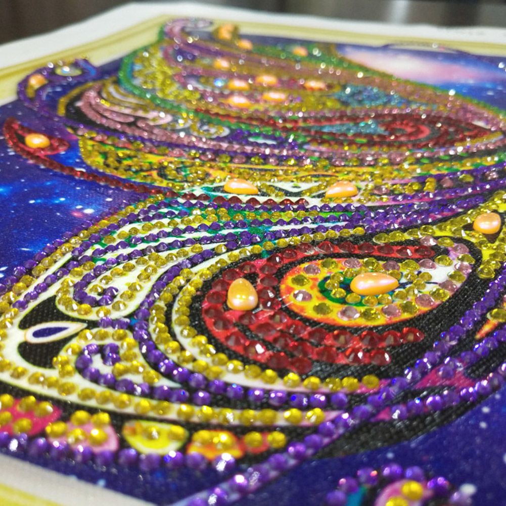 Children Handmade DIY Stereo Feeling Rhinestone Diamond Drawing Painting Craft view 10