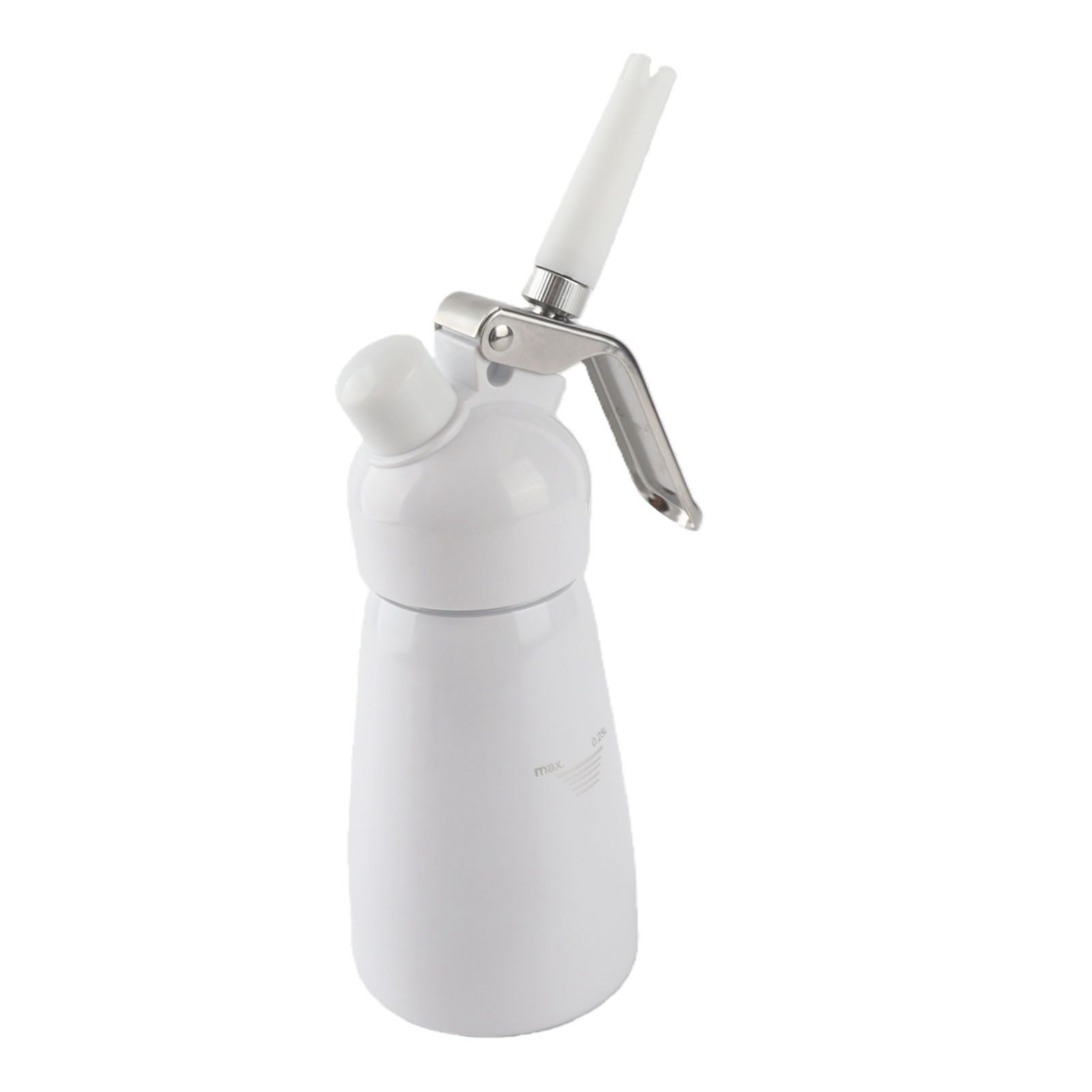 250mL Portable Red Aluminum Whipped Dessert Cream Butter Dispenser Whipper view 5