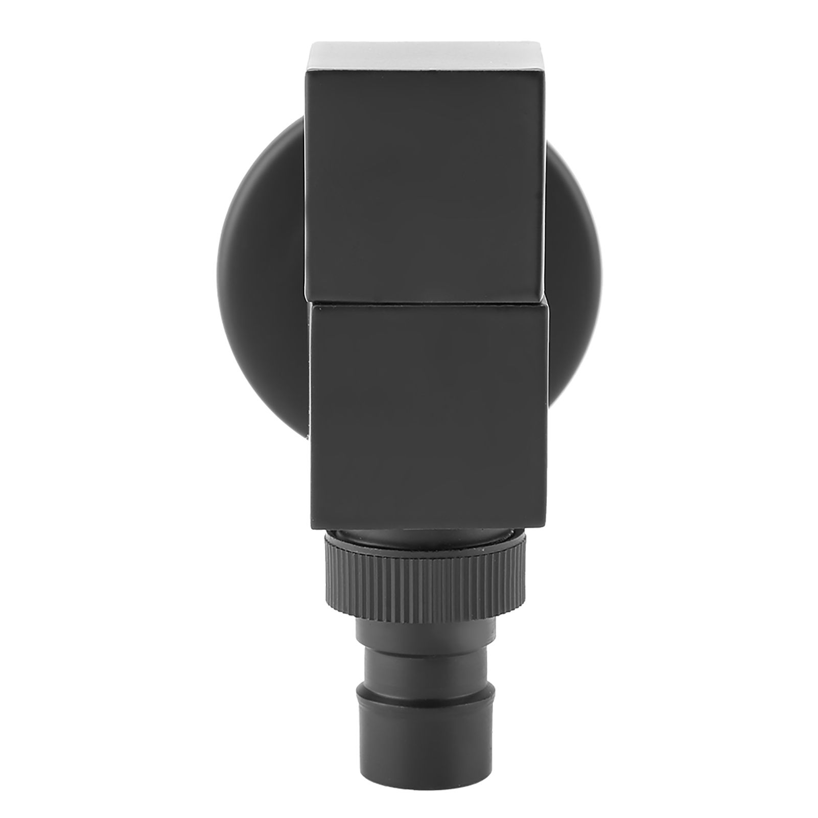 Black Brass Square Washing Machine Faucet Wall Mount Laundry Cold Water view 6