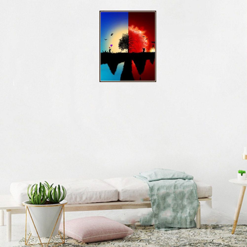 DIY Diamond Painting Crystal Rhinestone Embroidery Arts Colorful Home Room view 4