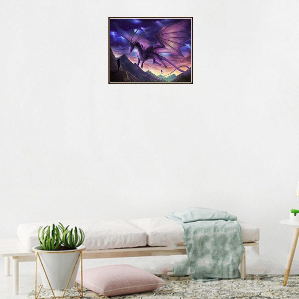 DIY Diamond Painting Crystal Rhinestone Embroidery Arts Colorful Home Room view 4