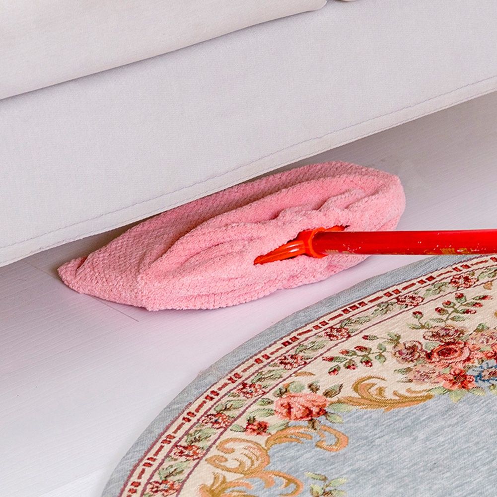 Washable Mop Cover Cleaning Cloth Pad Home Household Sweeping Accessories Pink — image 1
