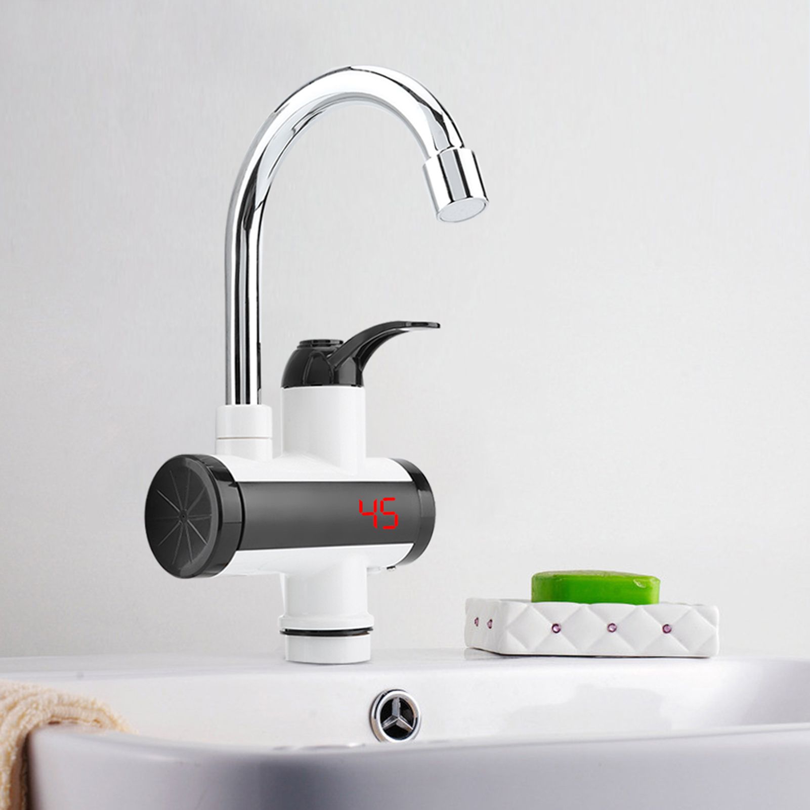 Instant Hot and Cold Water Dispenser Heater Heating Faucet Temperature Display view 7