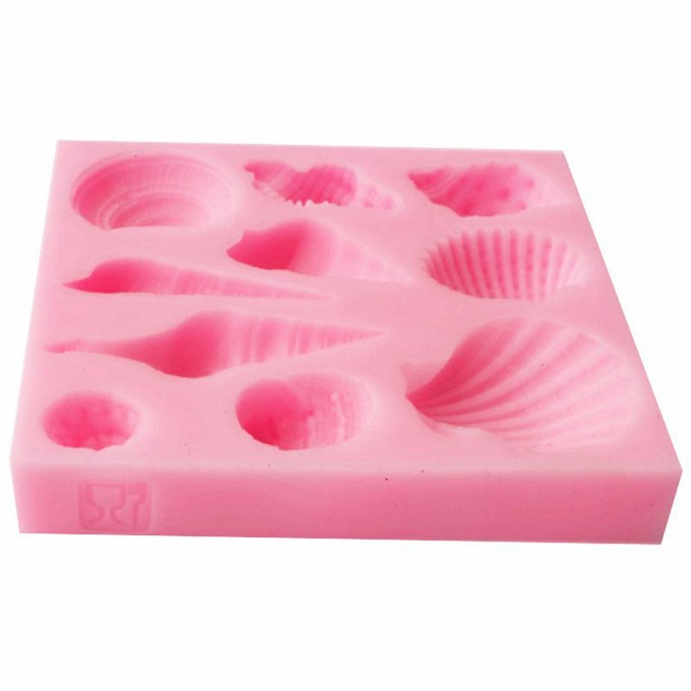 Marine Style Mould Decorating Tool DIY Silicone Cake Mold for Baking Fondant view 2