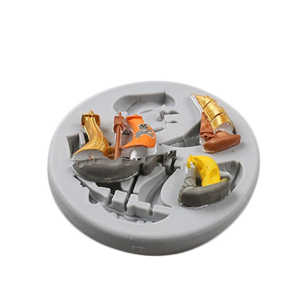 Marine Style Mould Decorating Tool DIY Silicone Cake Mold for Baking Fondant view 2
