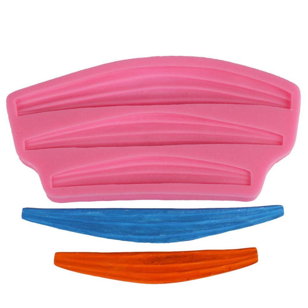 3 Size Ribbon Mould DIY Silicone Cake Mold for Baking Fondant Cupcake Dessert