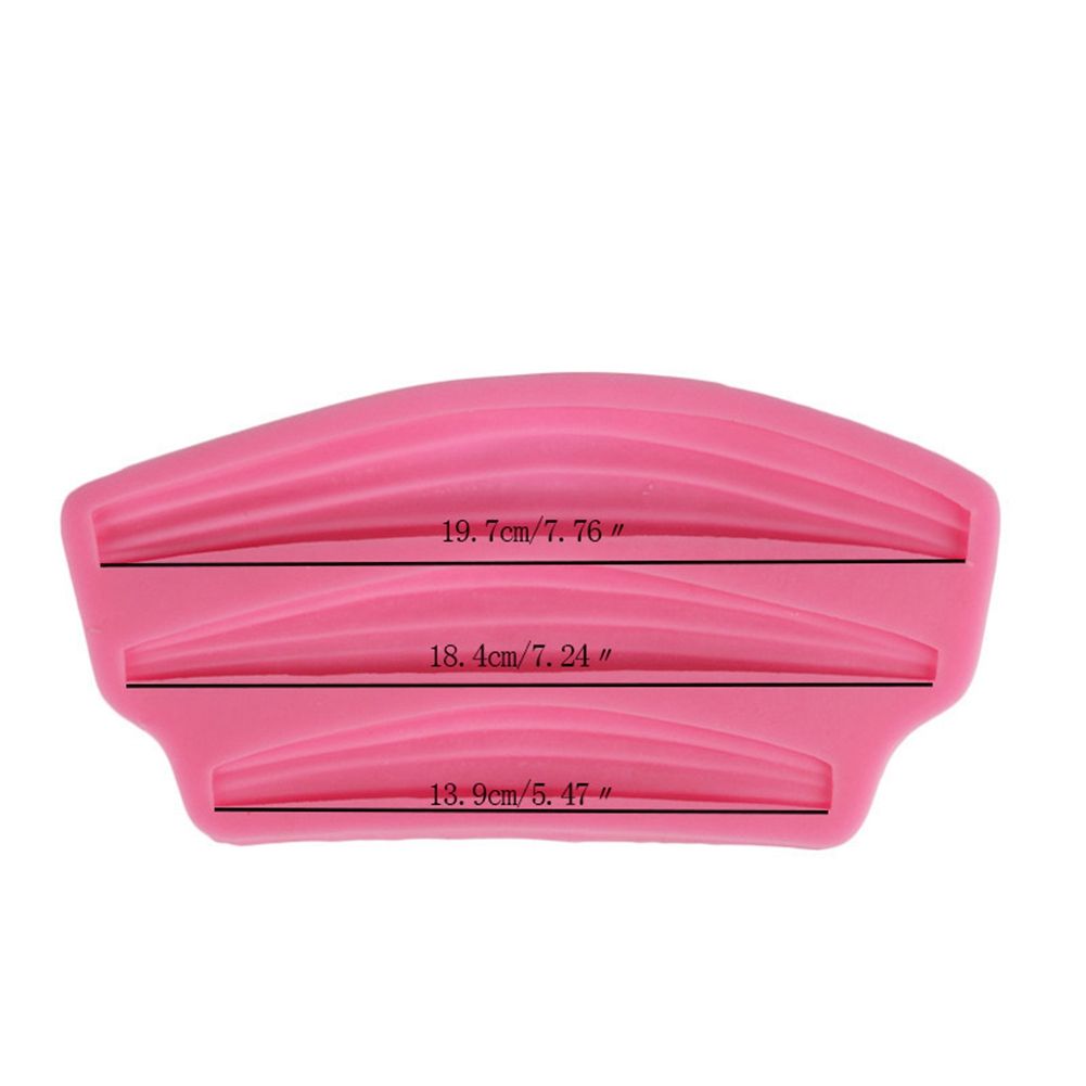 3 Size Ribbon Mould DIY Silicone Cake Mold for Baking Fondant Cupcake Dessert view 6
