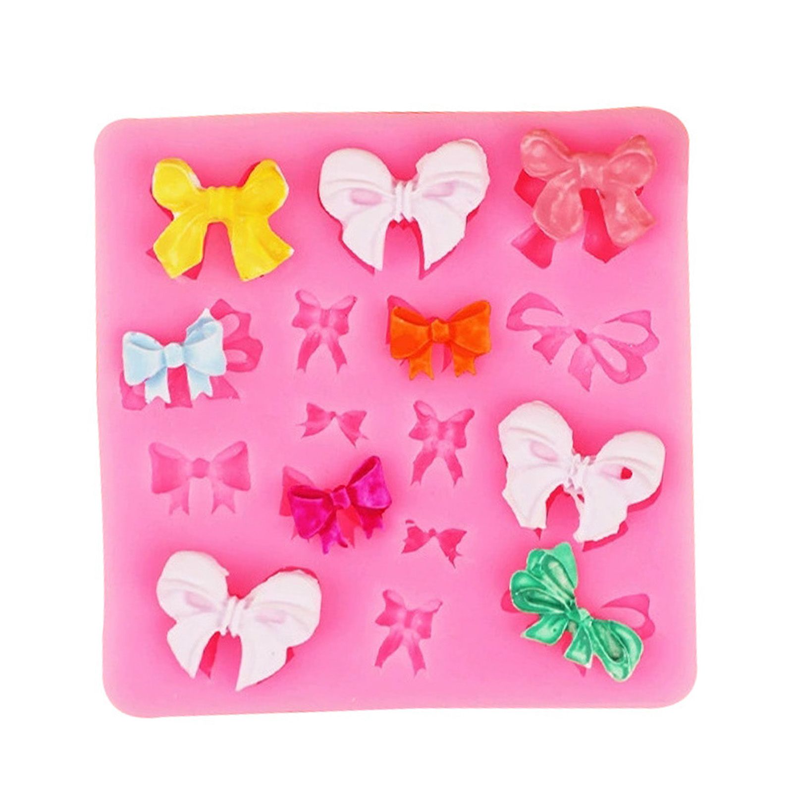 Bow knot Mould Decorating Tool Belt Buckle DIY Silicone Cake Mold for Baking view 5