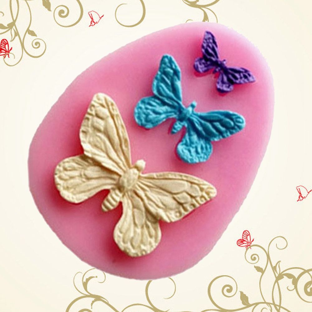 Bowknot Soap Mould Fondant Cake Cookie Decoration Mold Silicone DIY Baking