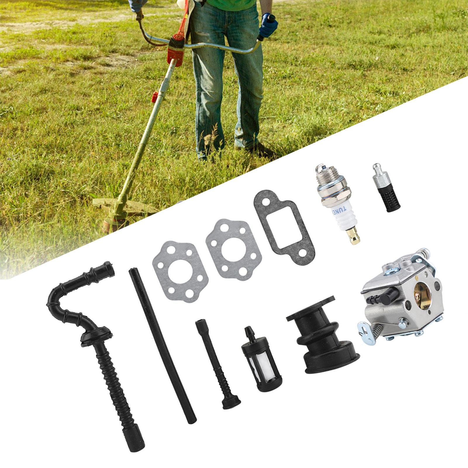 Carburetor Kit for MS210 MS230 MS250 021 023 025 Chainsaw Carb Air Filter view 11