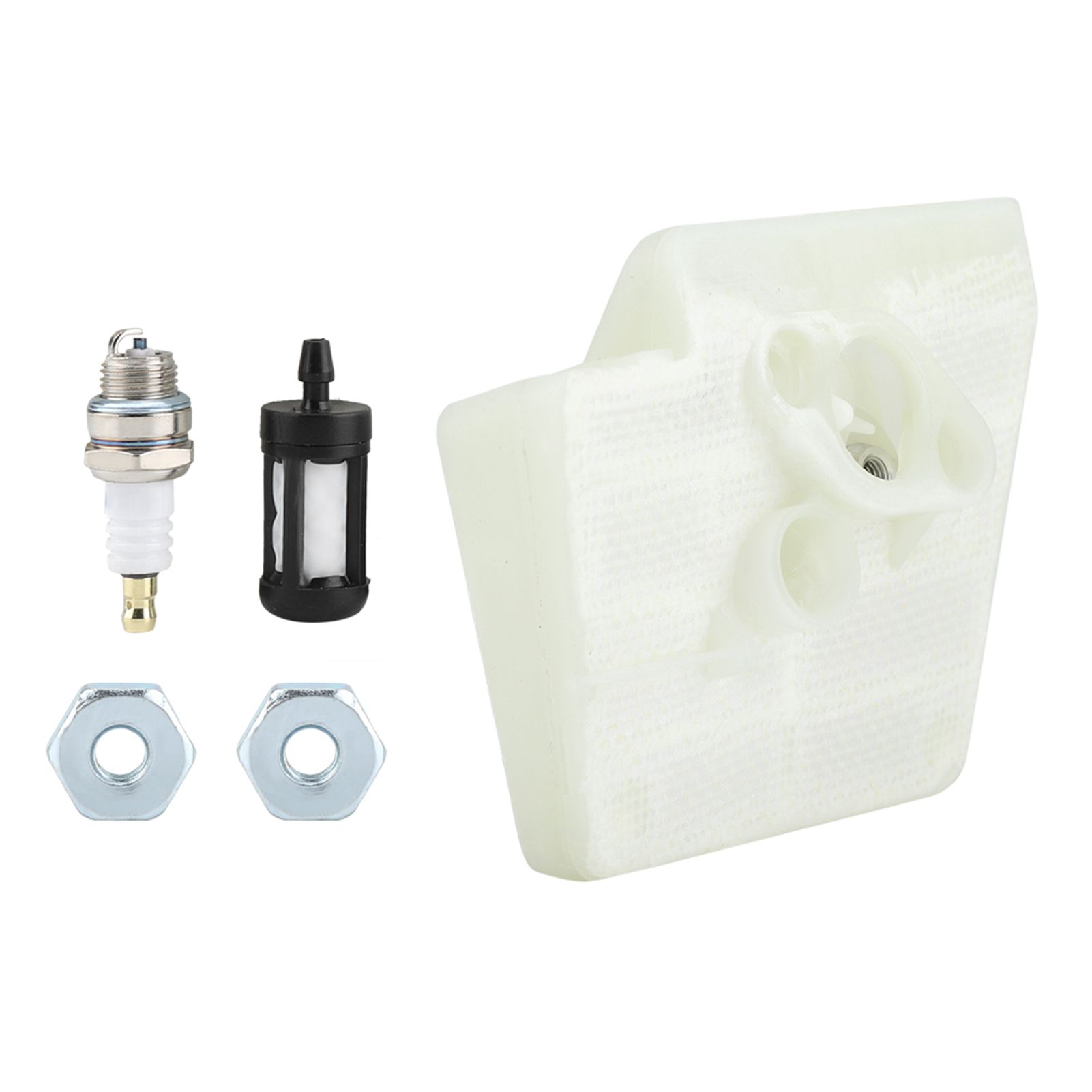 Chainsaw Air Filter Spark Plug Bar Nuts Fuel Filters Kit for STIHL 026 MS260 view 4