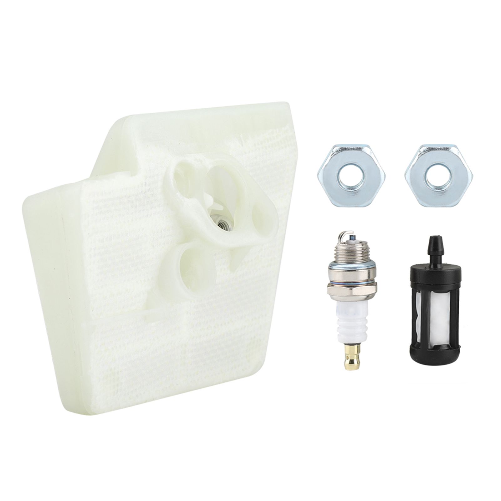 Chainsaw Air Filter Spark Plug Bar Nuts Fuel Filters Kit for STIHL 026 MS260 view 7