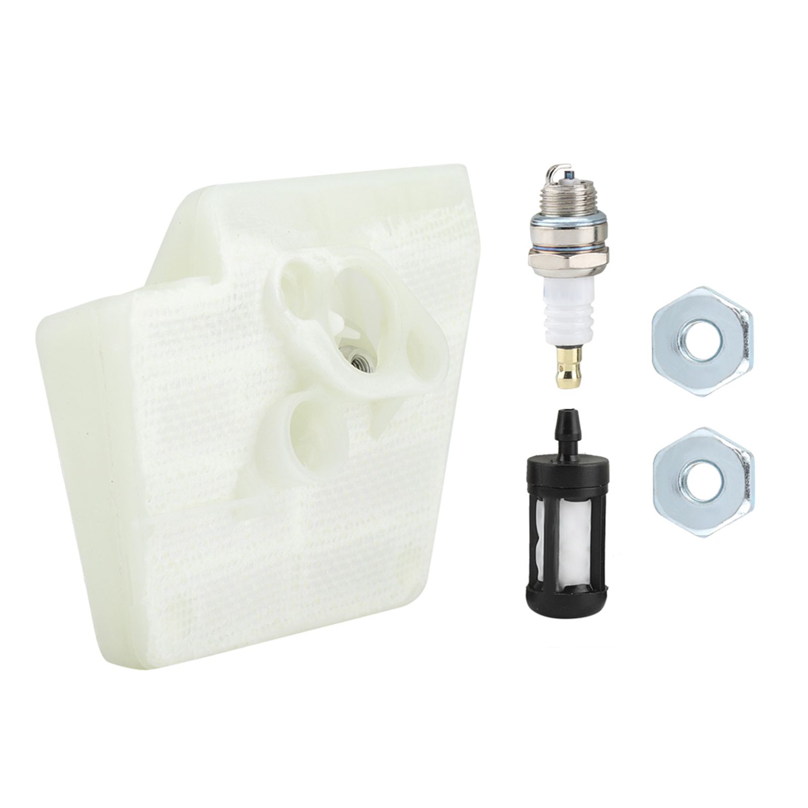 Chainsaw Air Filter Spark Plug Bar Nuts Fuel Filters Kit for STIHL 026 MS260 view 8