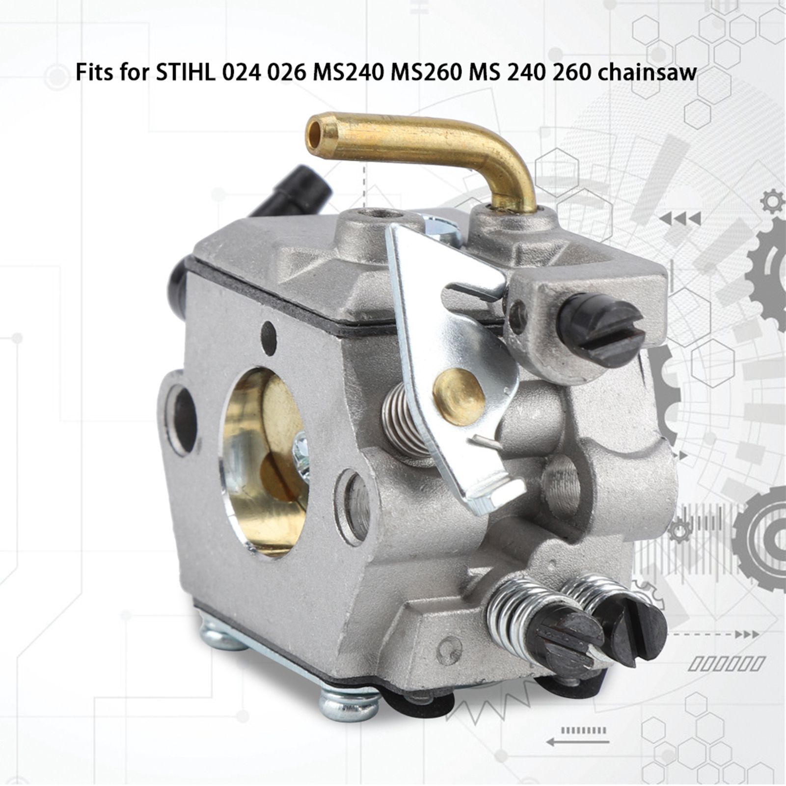 Carburetor for STIHL 024 026 MS240 MS260 MS 240 260 WT194 Chainsaw view 3
