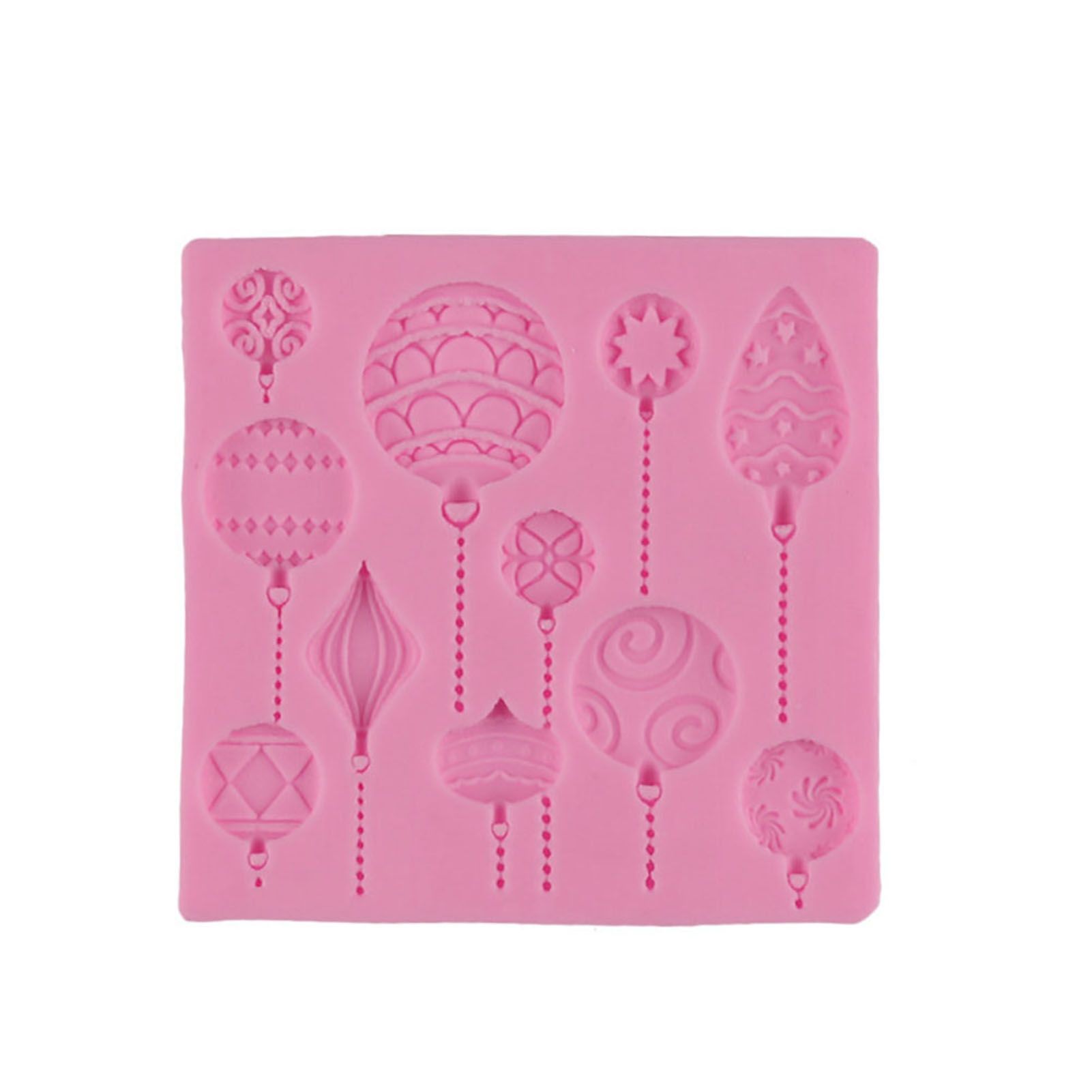 Balloon Pattern Pudding Fondant Cake Decorative Silicone DIY Mold Soap Making Tool view 4